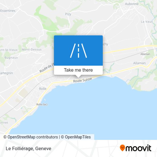 Le Folliérage map