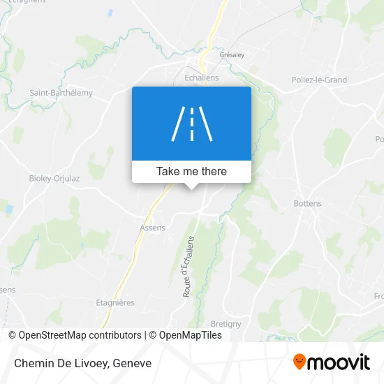 Chemin De Livoey map