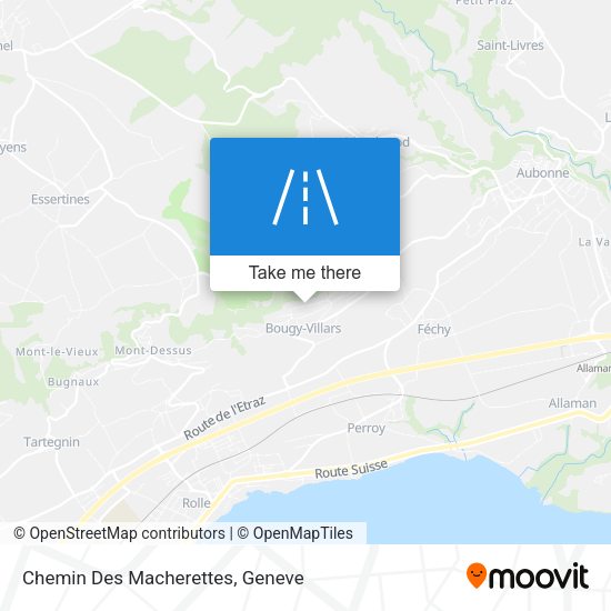 Chemin Des Macherettes map