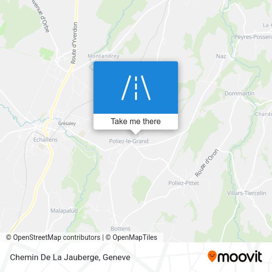 Chemin De La Jauberge map