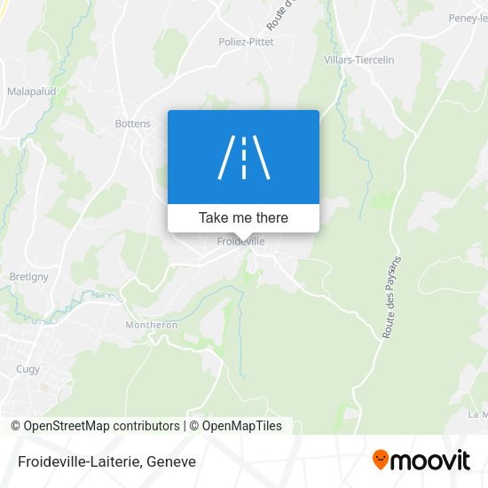 Froideville-Laiterie map