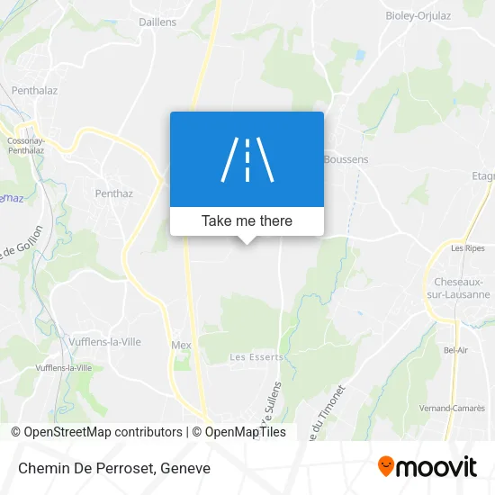 Chemin De Perroset map