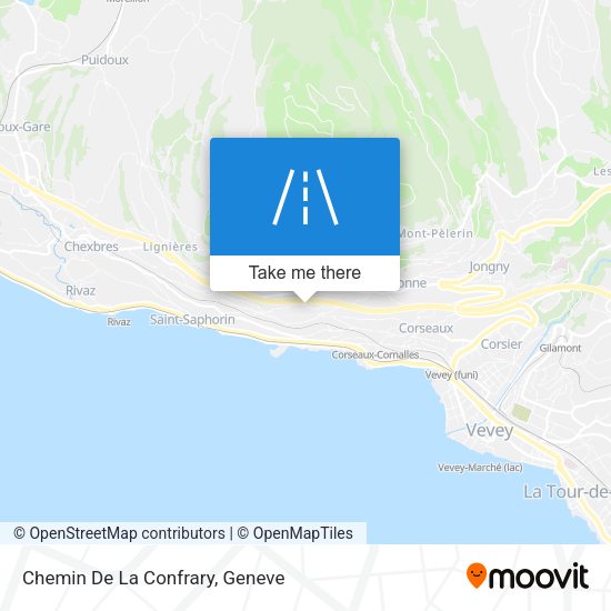Chemin De La Confrary map