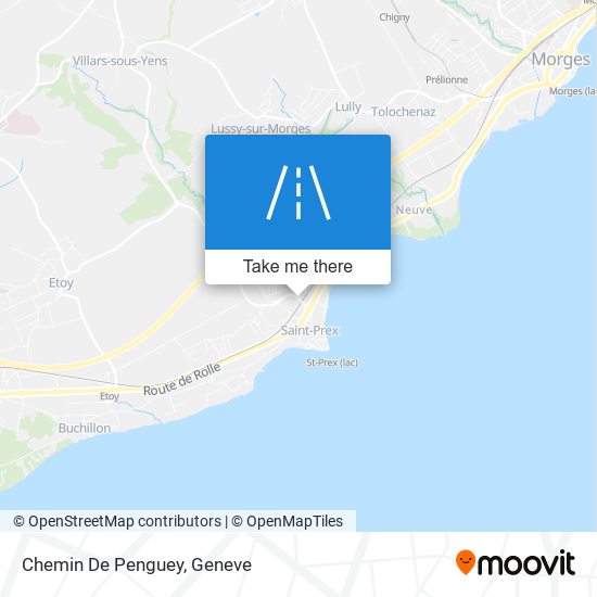 Chemin De Penguey map