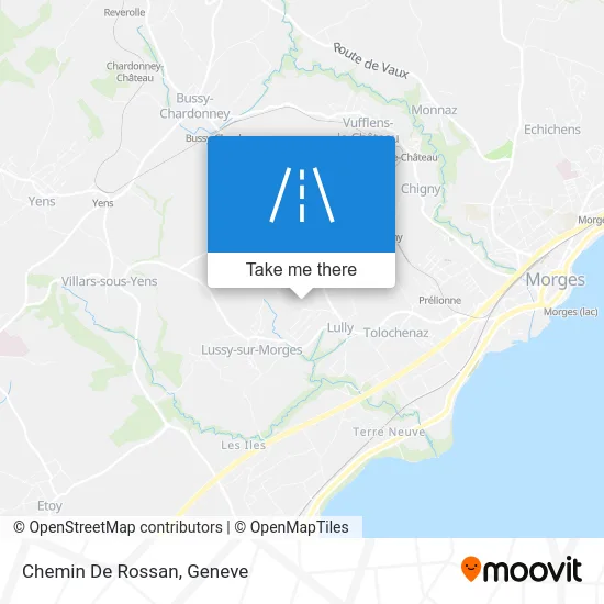 Chemin De Rossan map