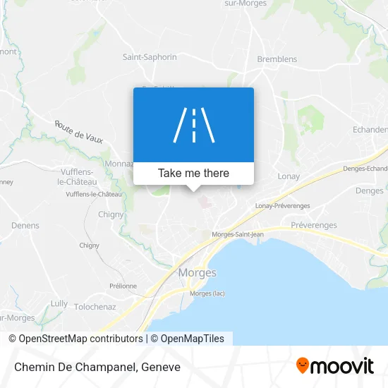 Chemin De Champanel map