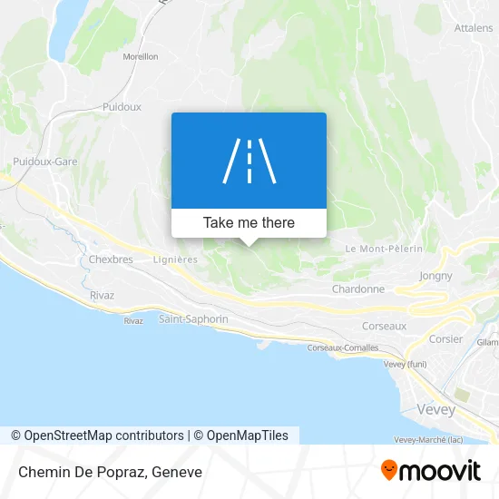 Chemin De Popraz map