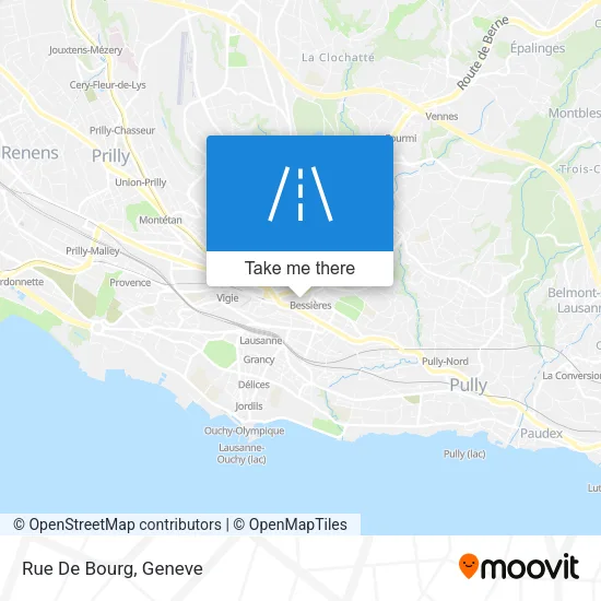 Rue De Bourg map
