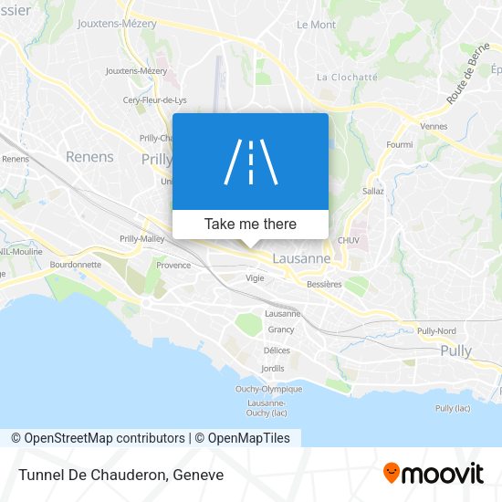Tunnel De Chauderon map