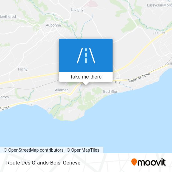 Route Des Grands-Bois map
