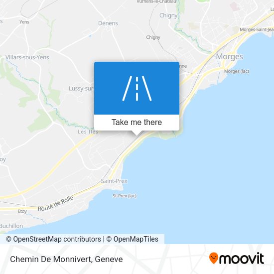 Chemin De Monnivert map