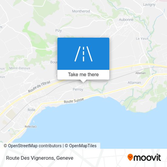 Route Des Vignerons map