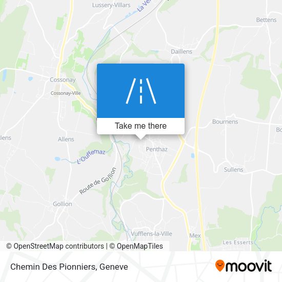 Chemin Des Pionniers map