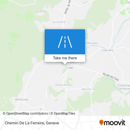 Chemin De La Ferreire map