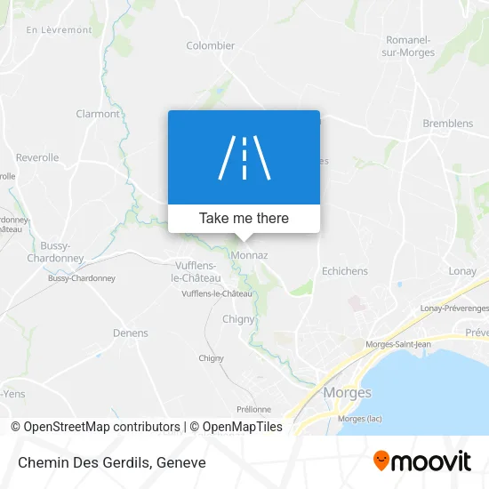 Chemin Des Gerdils map