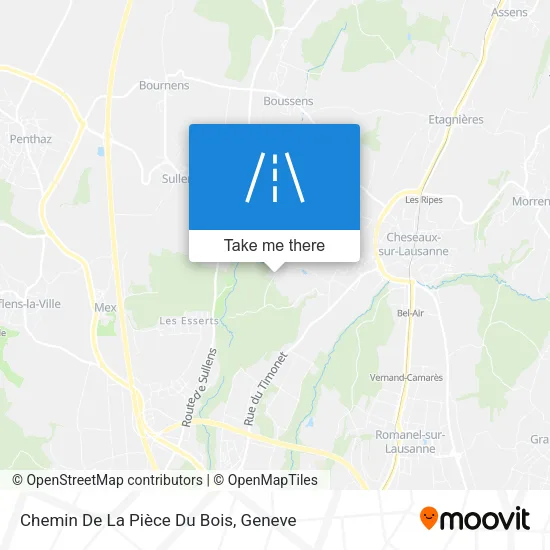 Chemin De La Pièce Du Bois map