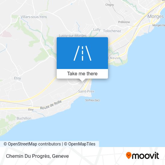 Chemin Du Progrès map