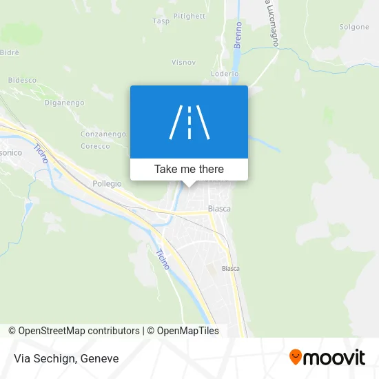 Via Sechign map
