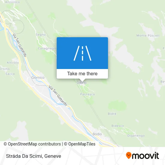 Stráda Da Scími map