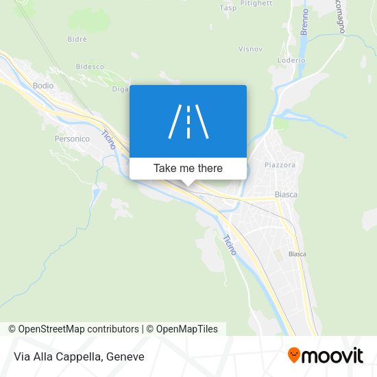 Via Alla Cappella map