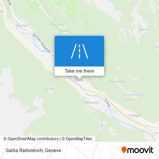 Salita Radorénch map