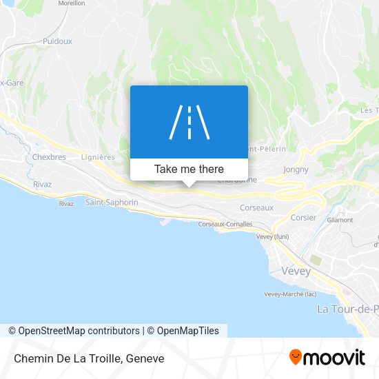 Chemin De La Troille map