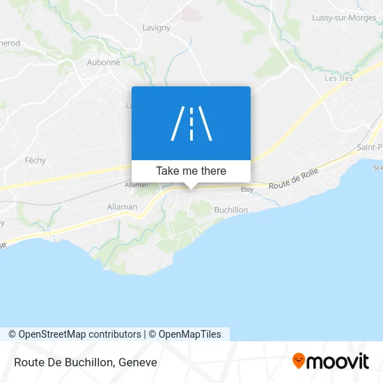 Route De Buchillon map