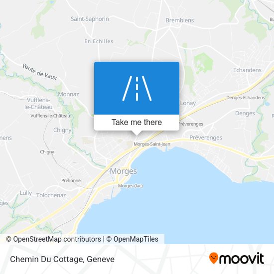 Chemin Du Cottage map