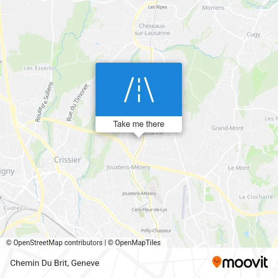 Chemin Du Brit map