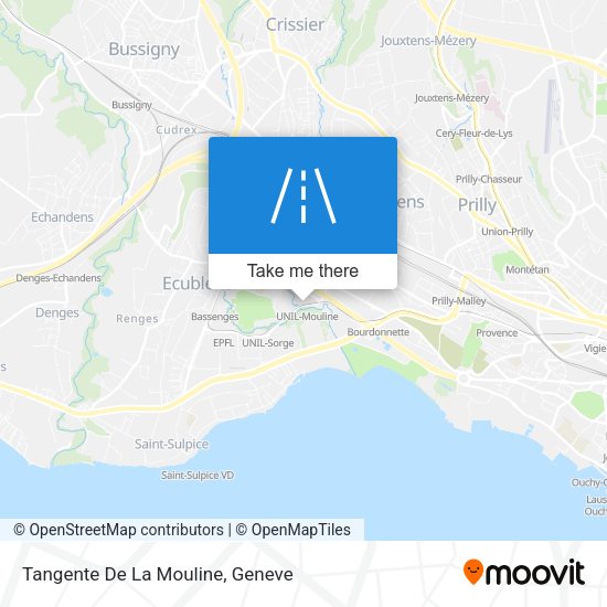 Tangente De La Mouline map