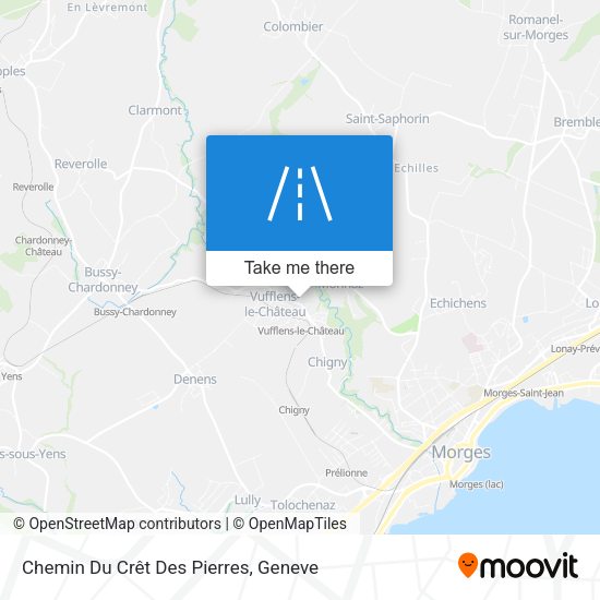 Chemin Du Crêt Des Pierres map
