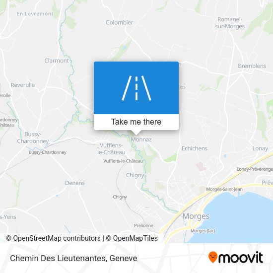 Chemin Des Lieutenantes map