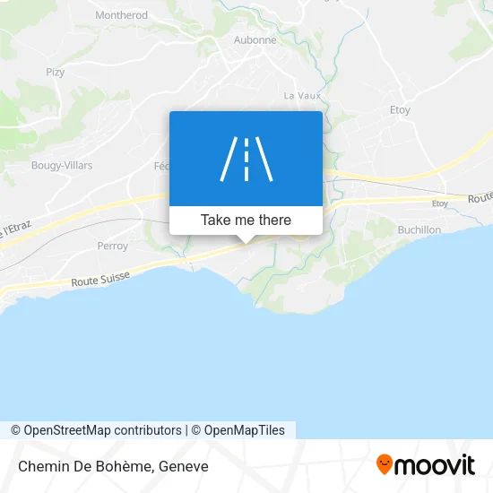 Chemin De Bohème map