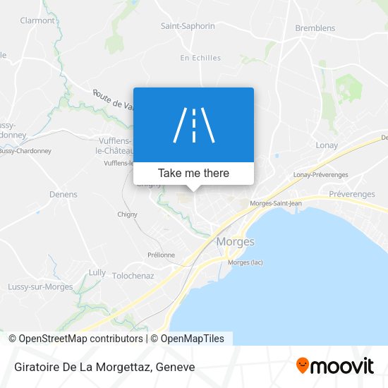 Giratoire De La Morgettaz map