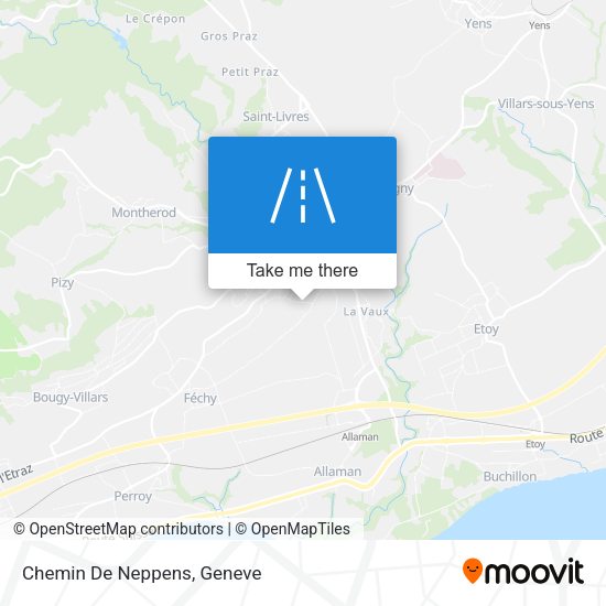 Chemin De Neppens map