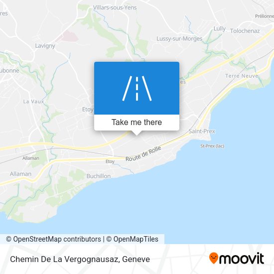 Chemin De La Vergognausaz map
