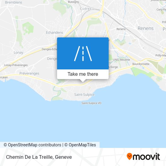 Chemin De La Treille map