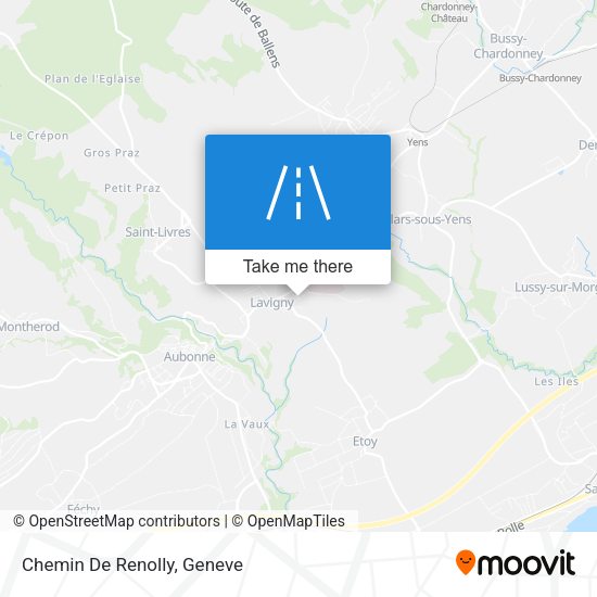 Chemin De Renolly map