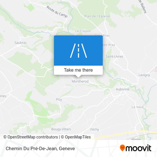 Chemin Du Pré-De-Jean map