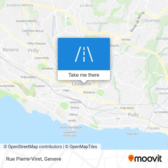 Rue Pierre-Viret map