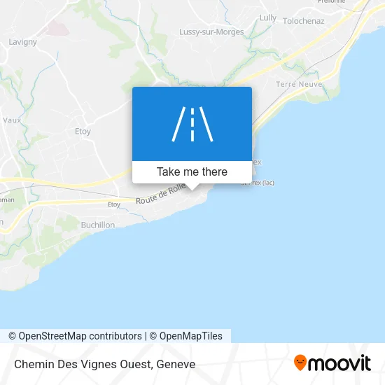 Chemin Des Vignes Ouest map