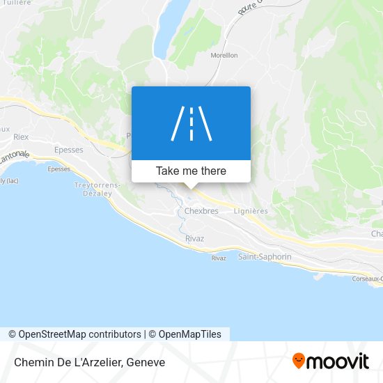 Chemin De L'Arzelier map