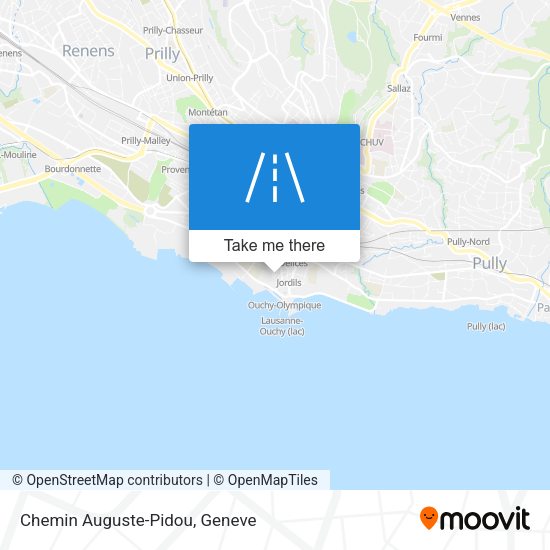Chemin Auguste-Pidou map