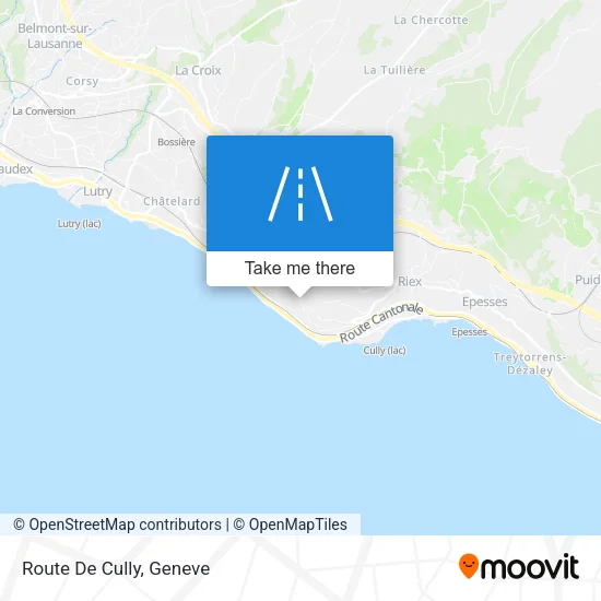 Route De Cully map
