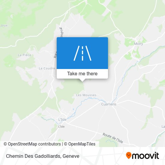 Chemin Des Gadolliards map