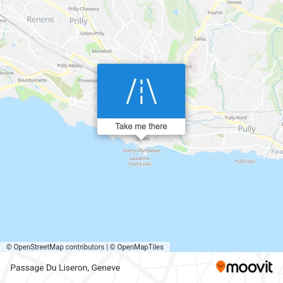 Passage Du Liseron map