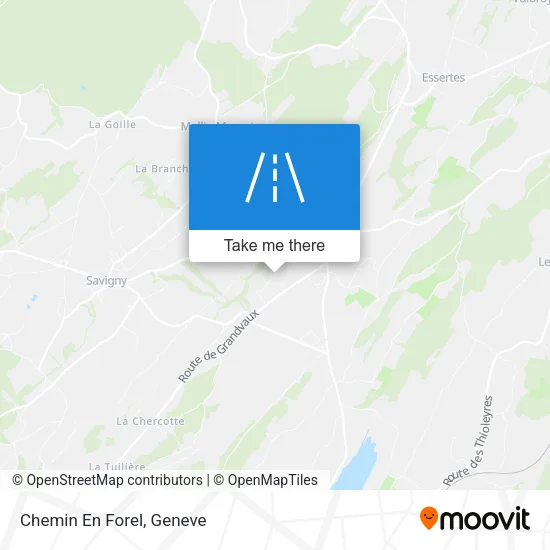 Chemin En Forel map