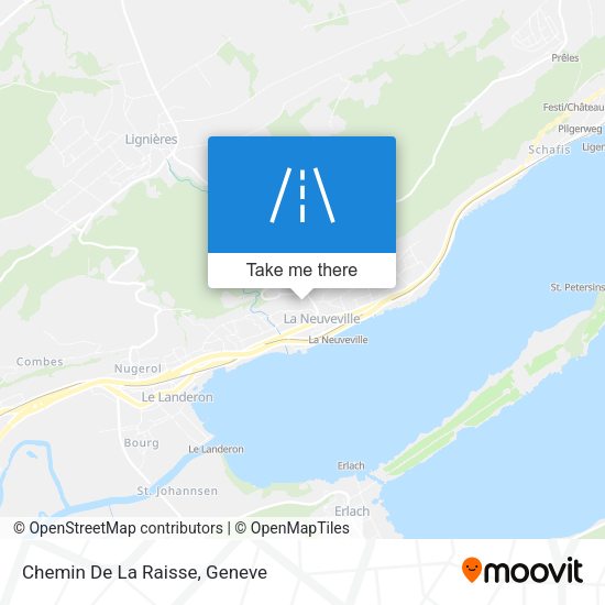 Chemin De La Raisse map