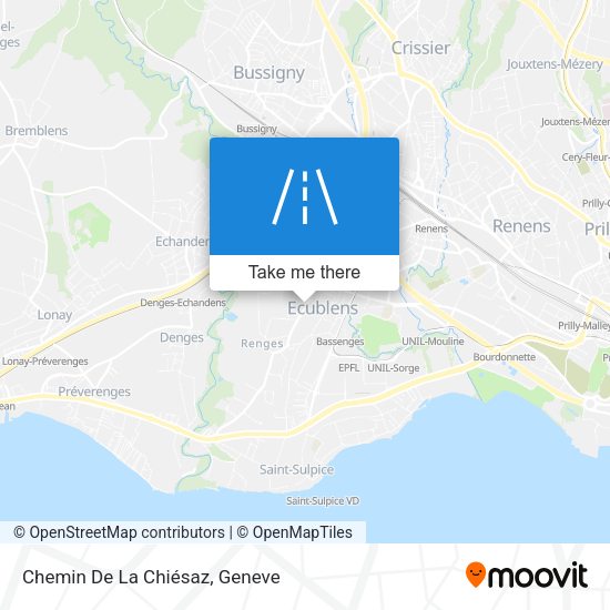 Chemin De La Chiésaz map