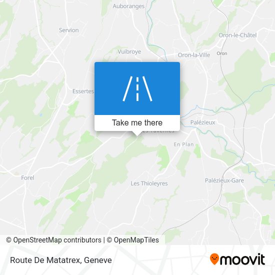 Route De Matatrex map